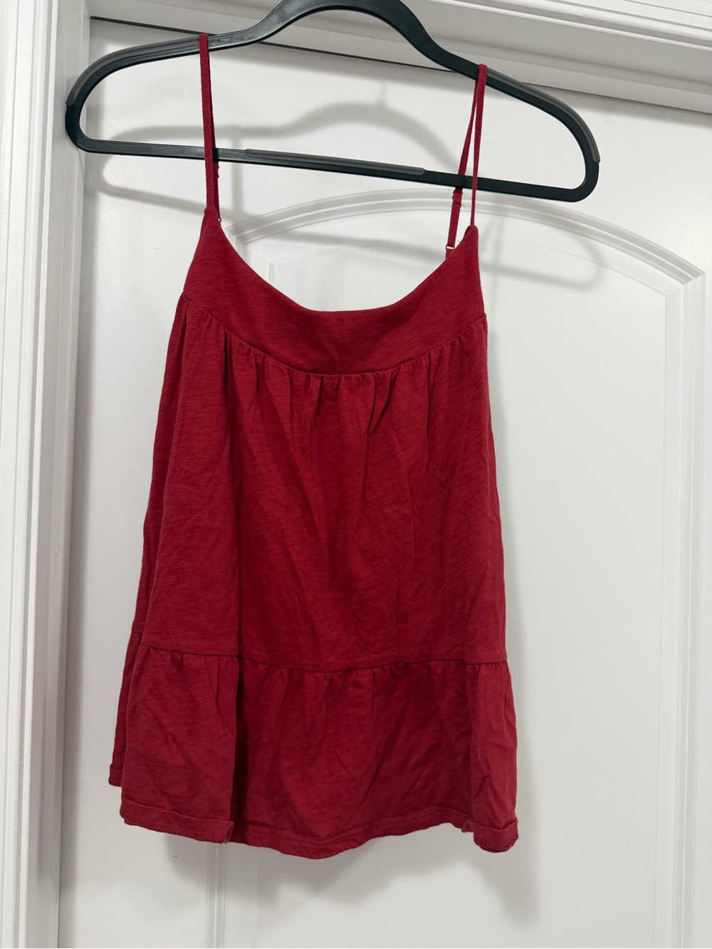 LOFT Red Spaghetti-Strap Camisole